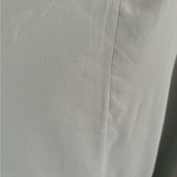 Azazie Lupe Agave Green A-Line Scoop Blouson Chiffon Maxi Bridesmaid Dress A16 - Picture 12 of 12